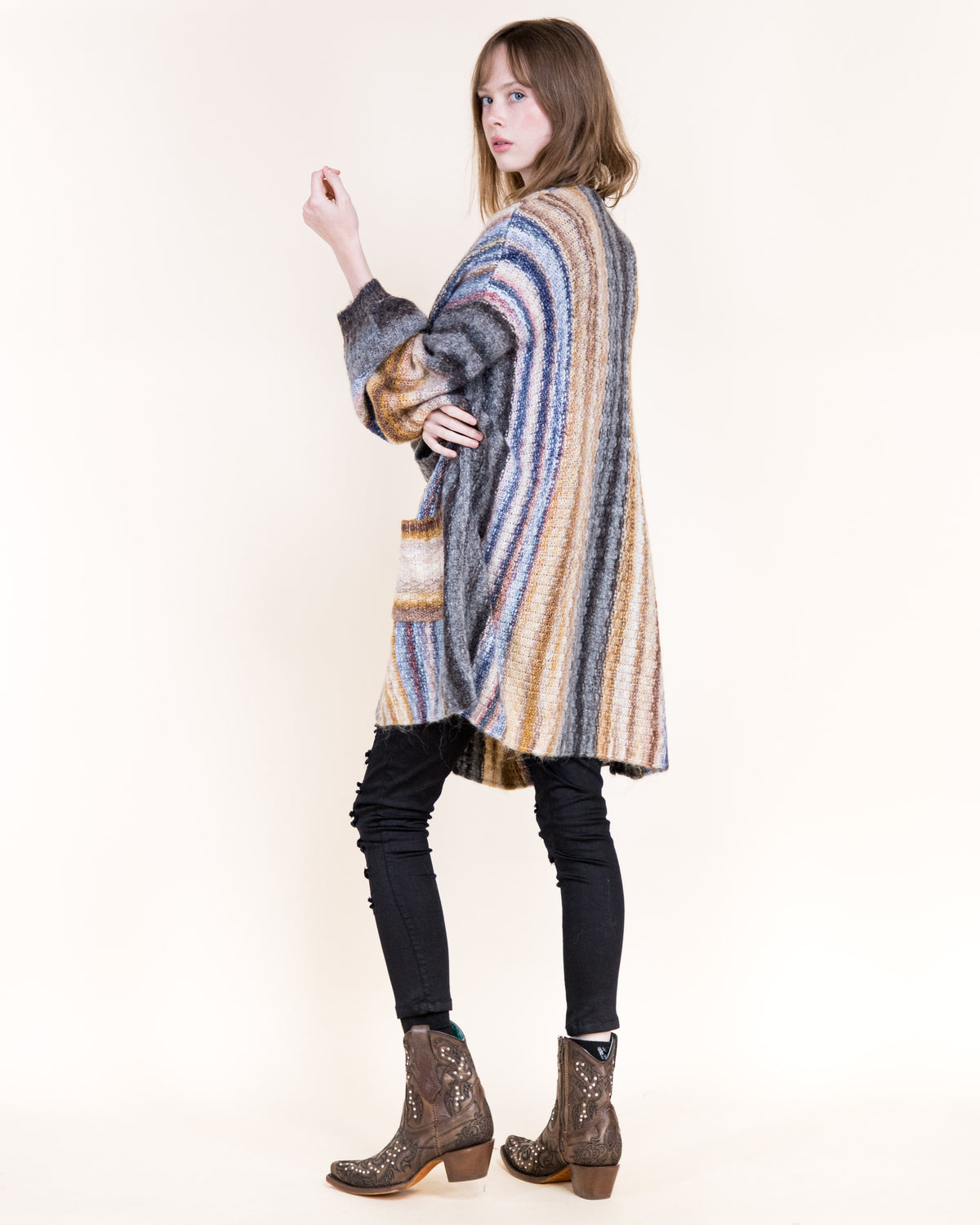 Nativa Striped Lounge Cardigan