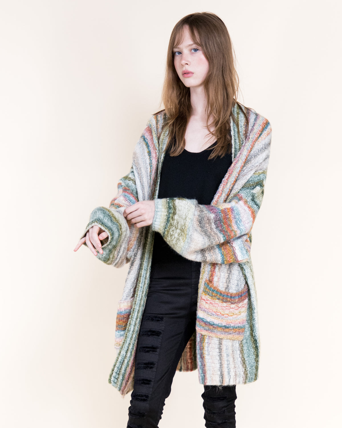 Nativa Striped Lounge Cardigan