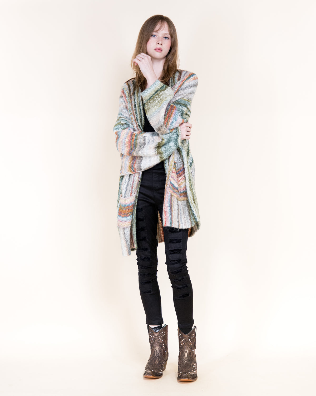 Nativa Striped Lounge Cardigan