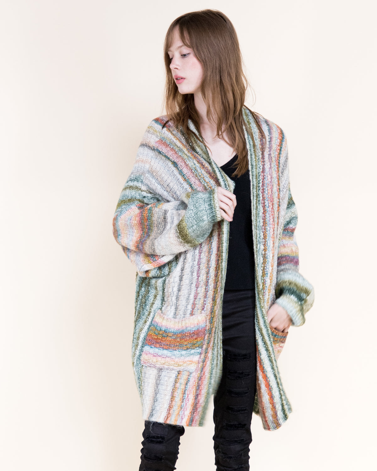 Nativa Striped Lounge Cardigan