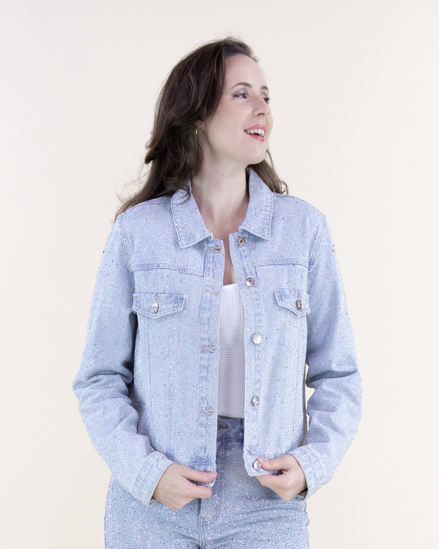 Small Rhinestone Embellished  Jacket