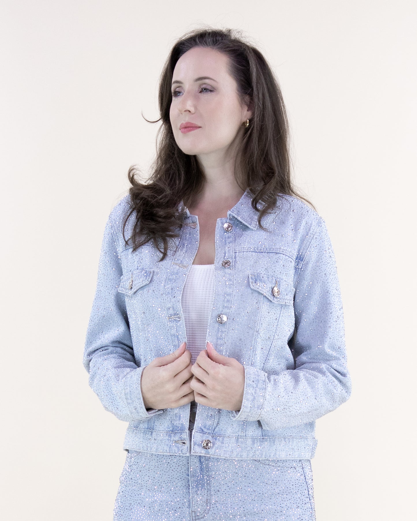 Small Rhinestone Embellished  Jacket