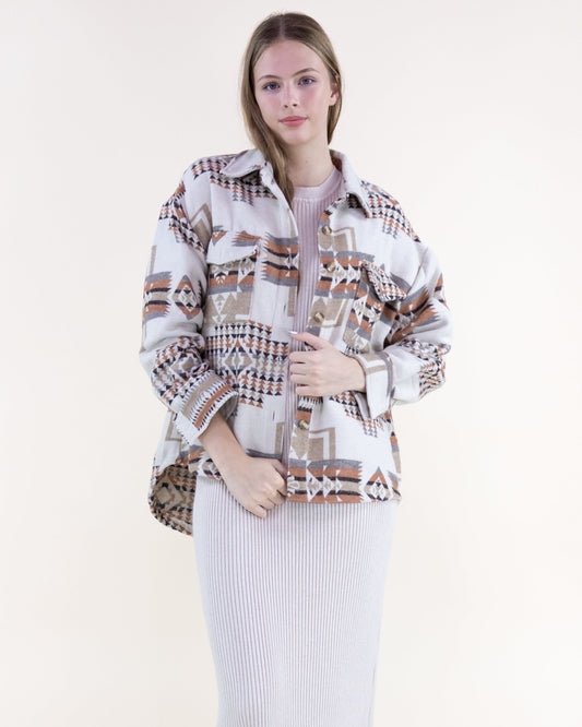 Hi-Low Aztec Shacket