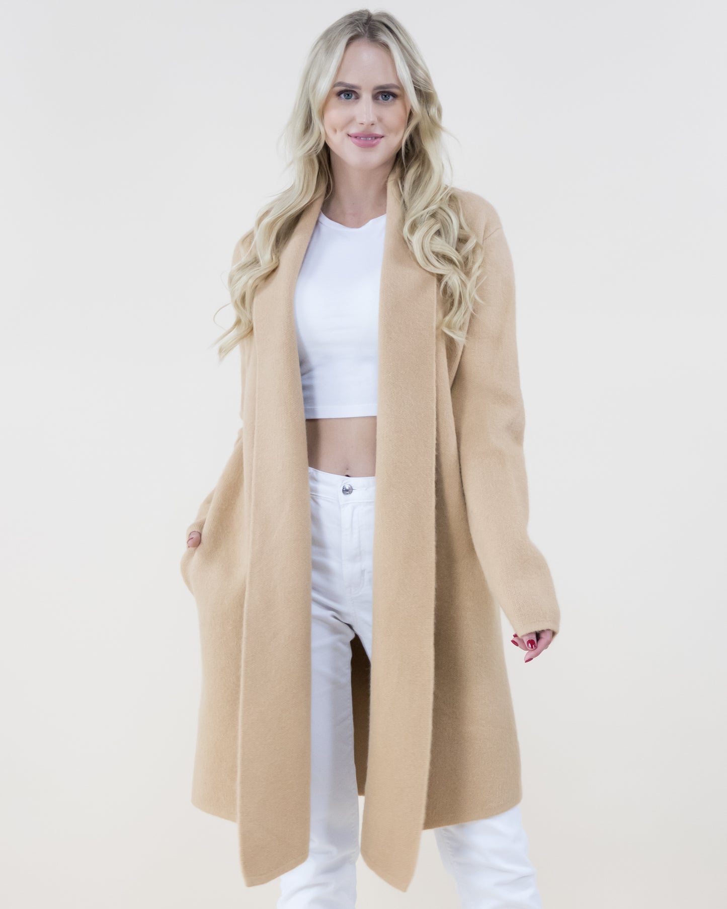Oversized Wrap Front Coat (S/M, L/XL)