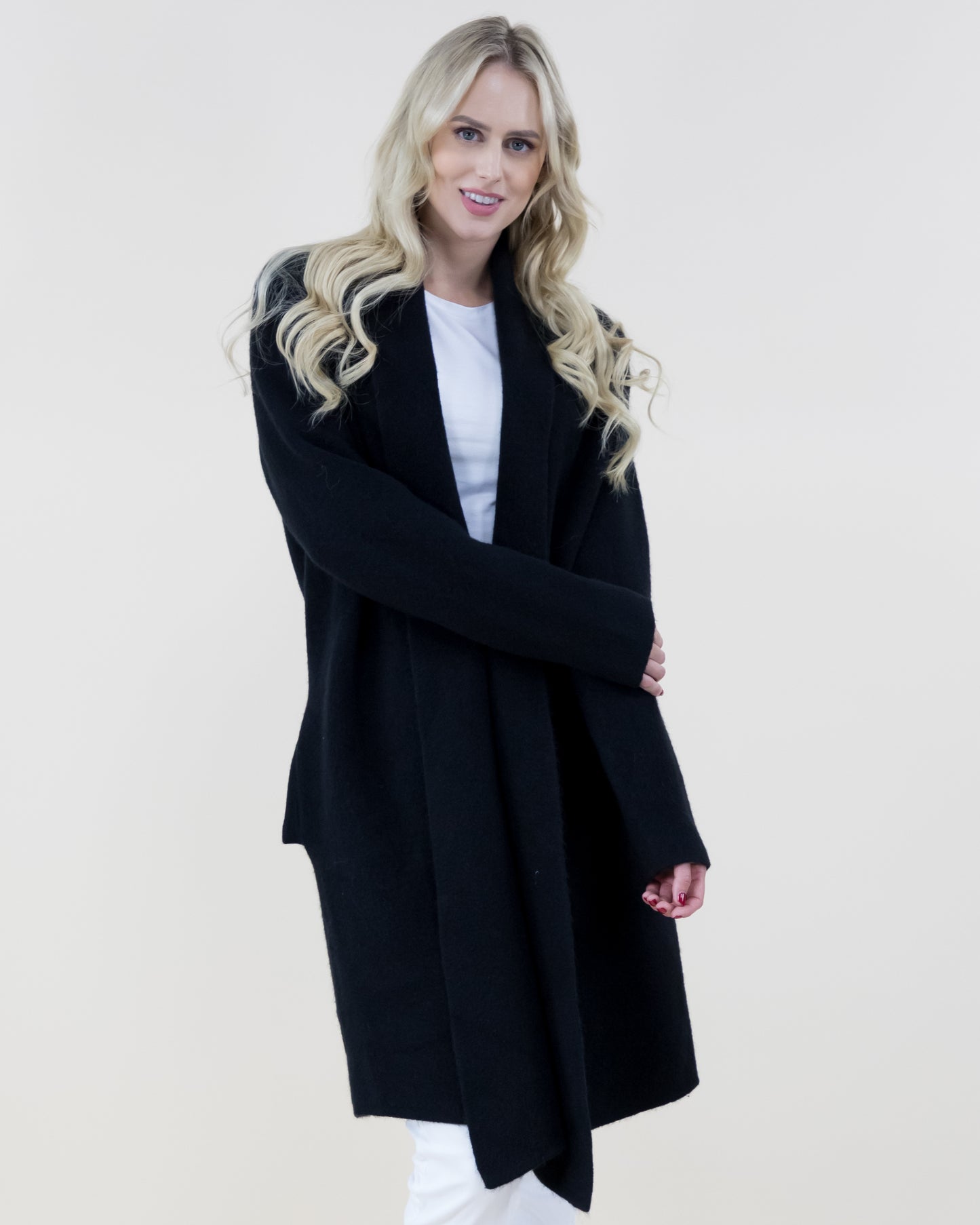 Oversized Wrap Front Coat (S/M, L/XL)
