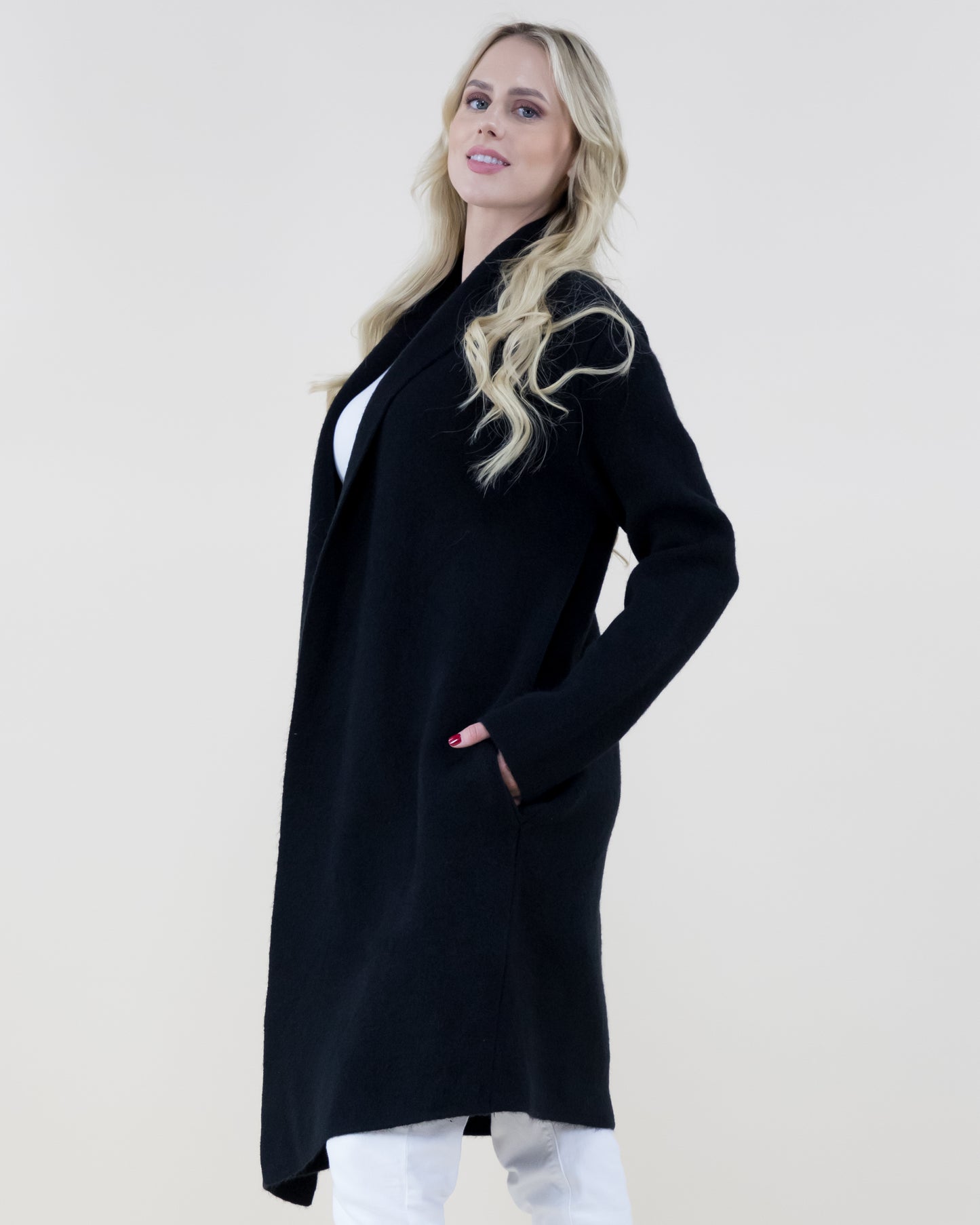 Oversized Wrap Front Coat (S/M, L/XL)