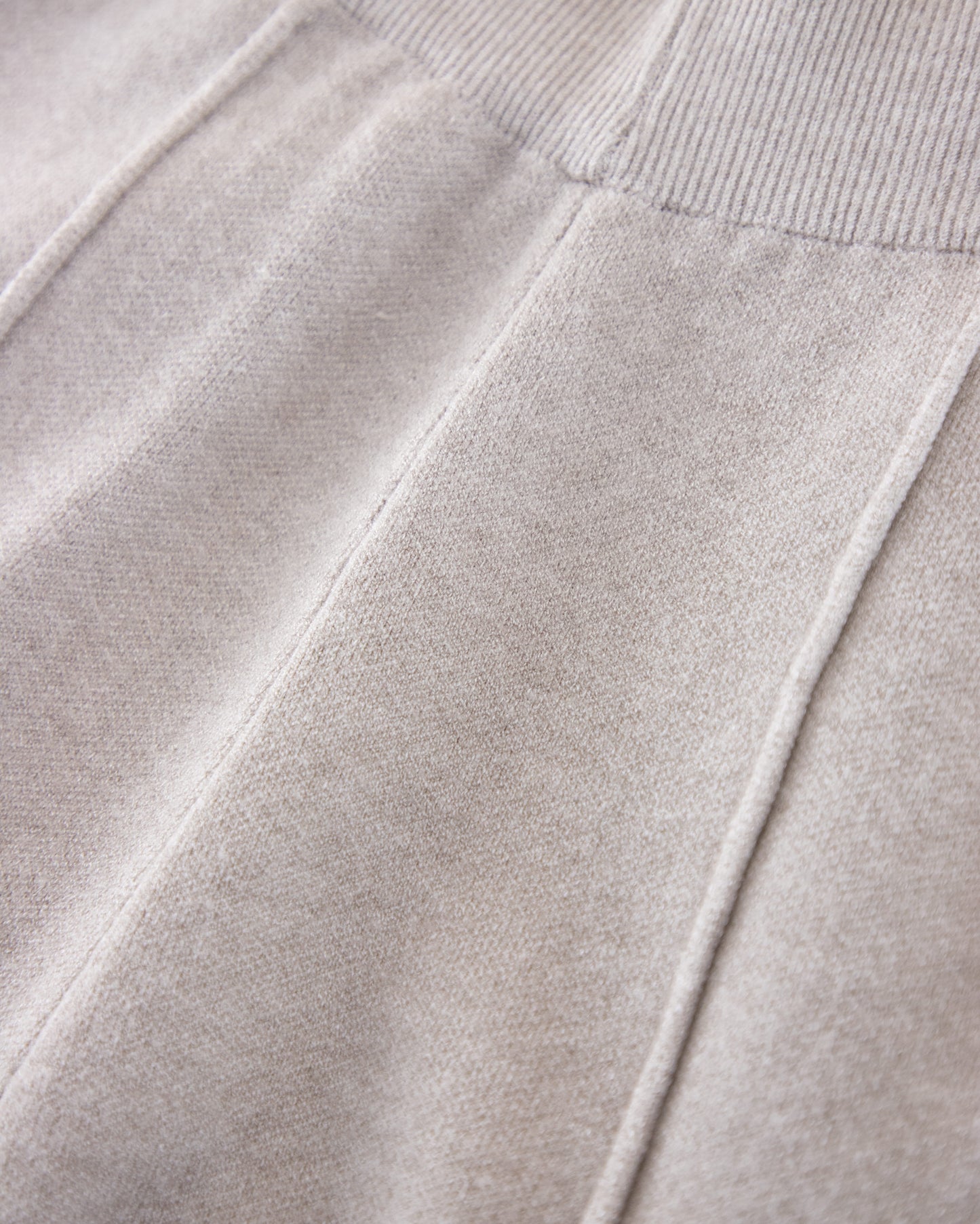 Relaxed Button Detail Long Knit Top with Matching Wide-Leg Pants 2pcs Set