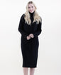 Casual Turtle Neck Sweater Dress