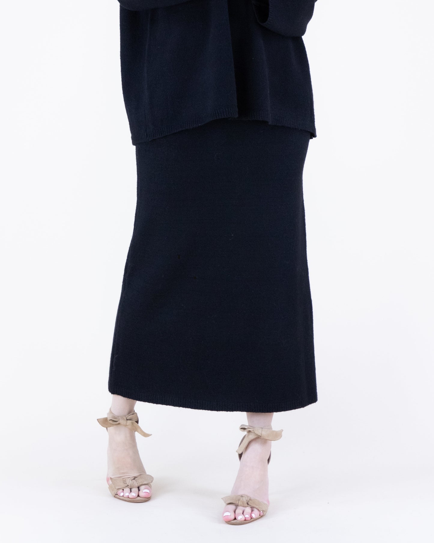 Heather Knit Pencil Skirt - S/M, L/XL