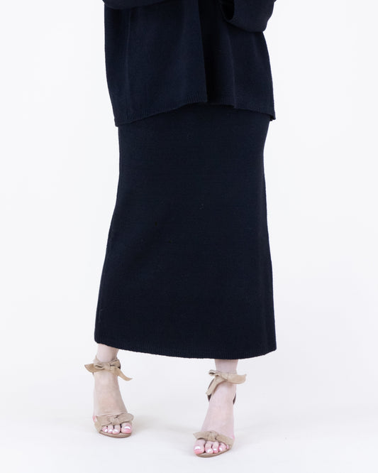 Heather Knit Pencil Skirt - S/M, L/XL