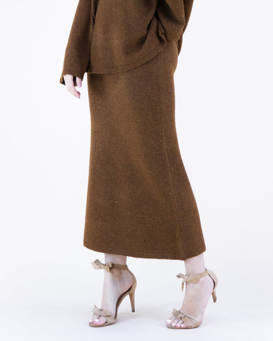 Heather Knit Pencil Skirt - S/M, L/XL