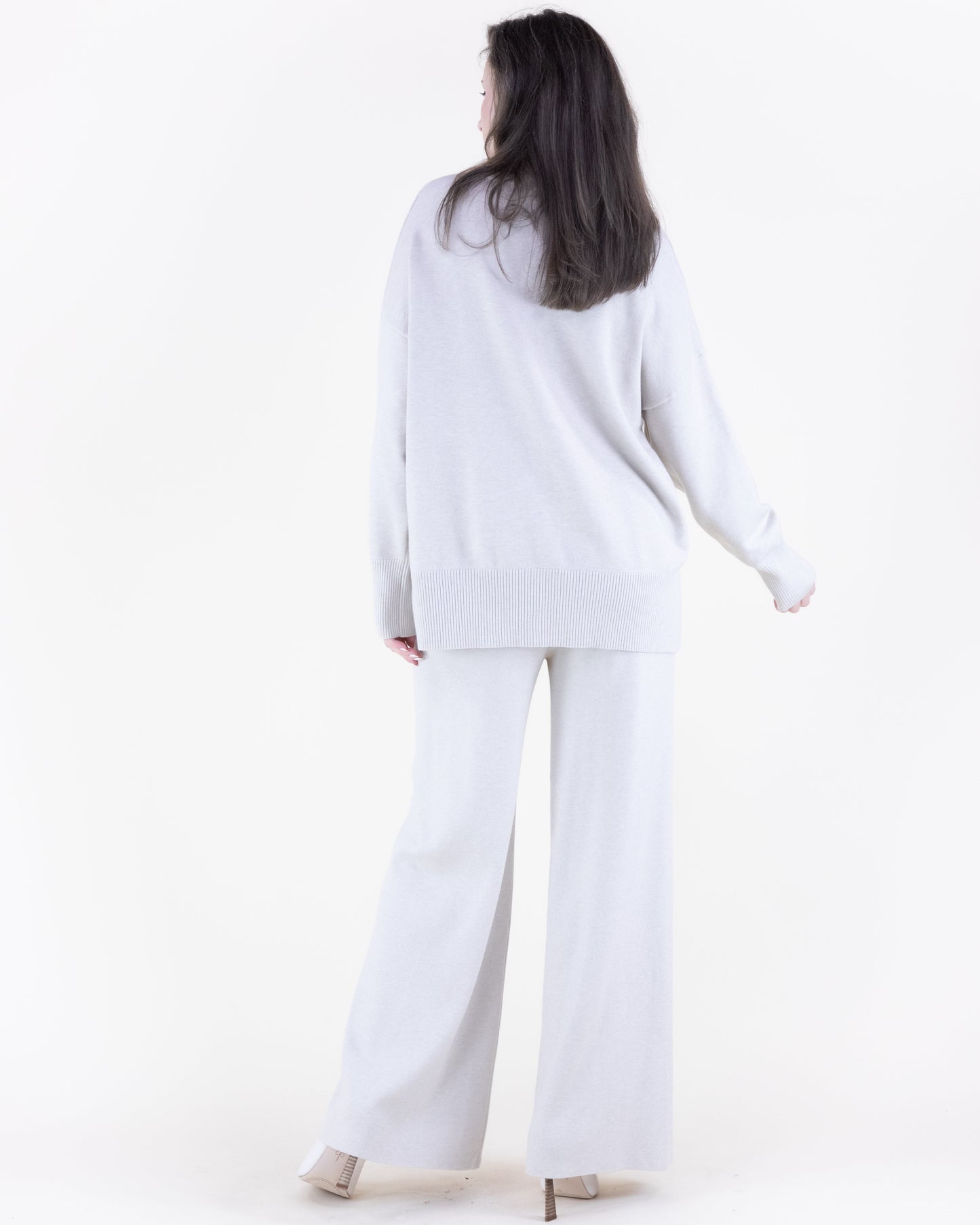 Earth Tone Comfy Wide Leg Knit Pants - S/M, L/XL