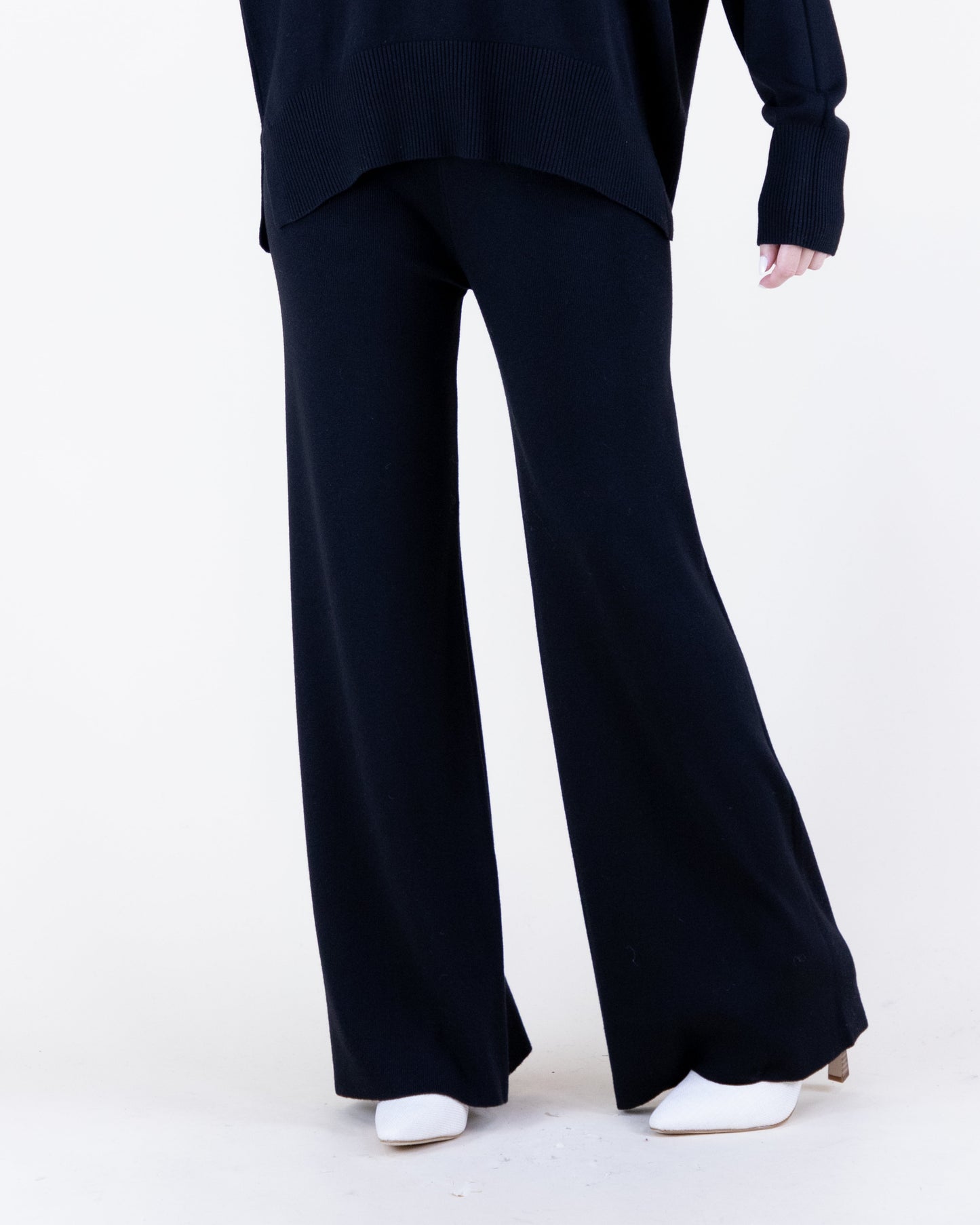 Earth Tone Comfy Wide Leg Knit Pants - S/M, L/XL