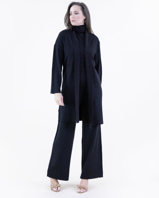 Classy Tight Knit Open Cardigan