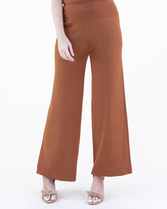 Classy Tight Knit Wide Leg Pants - S/M, L/XL