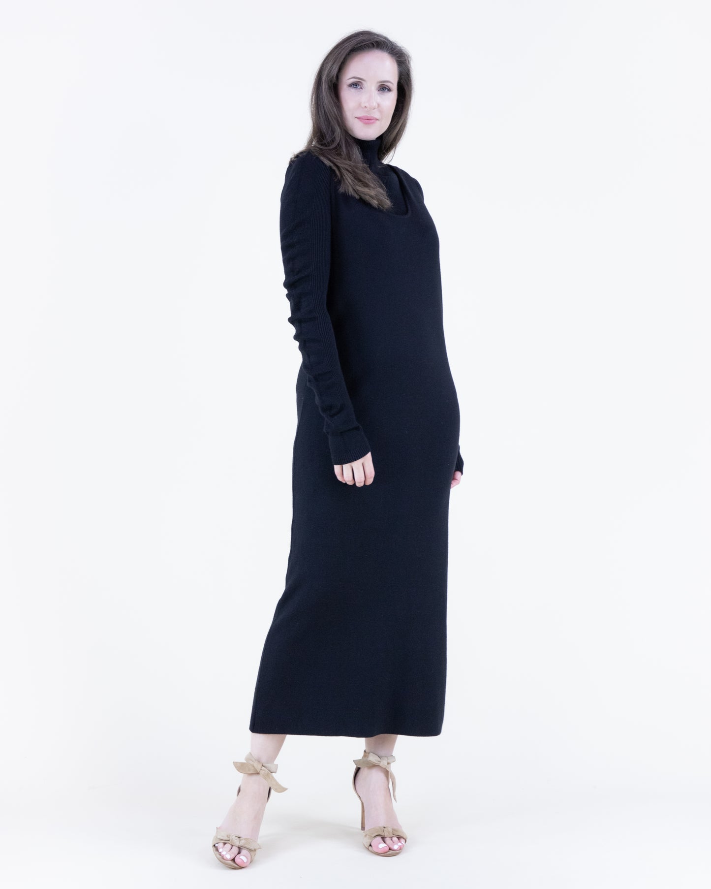 Scoop Neck Sleeveless Sweater Dress