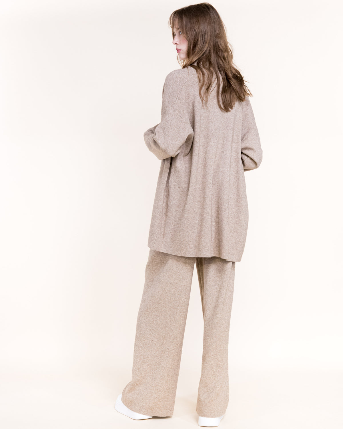 Soft Tailored Shawl Open Cardigan