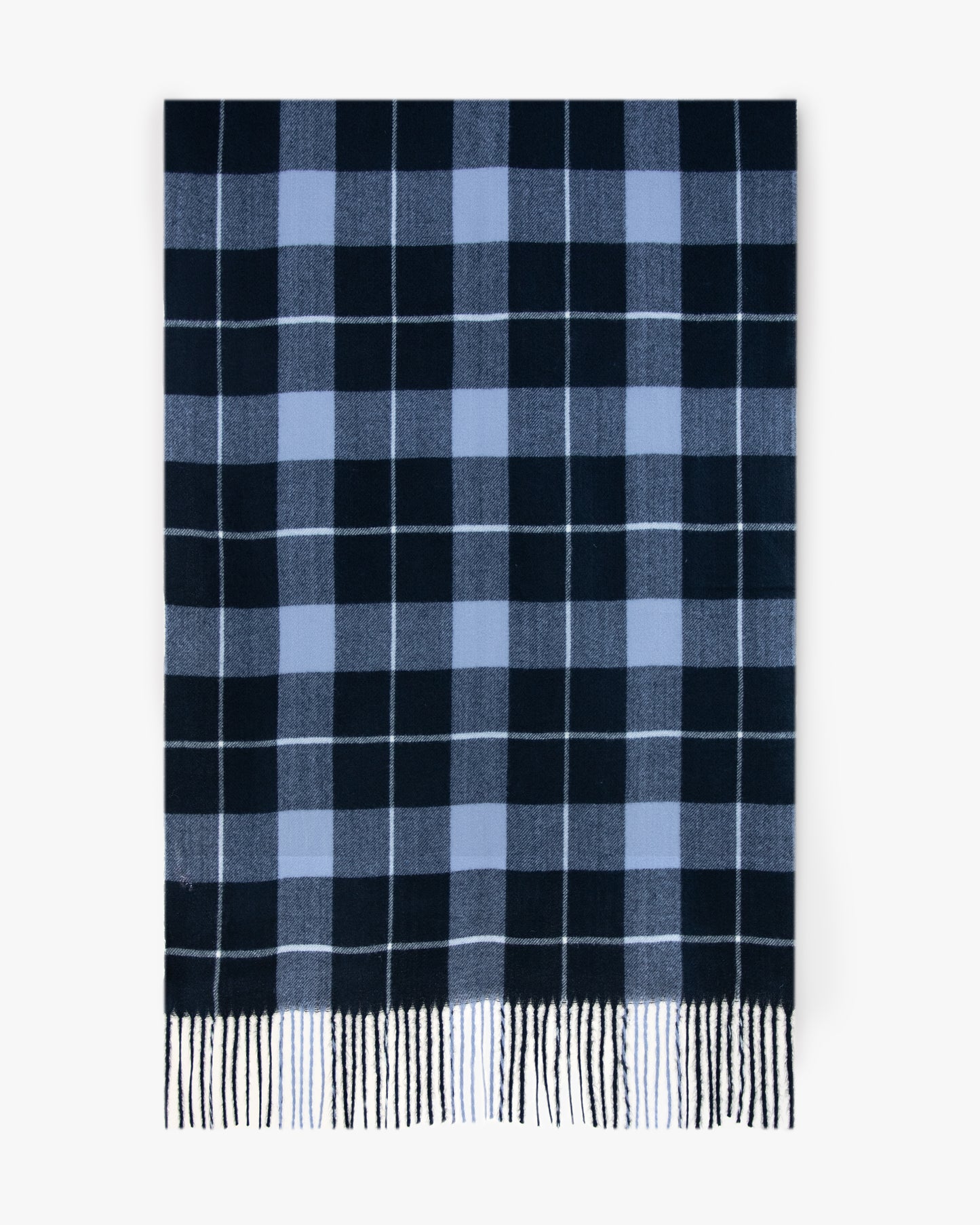 Wide Lines Plaid Scarf