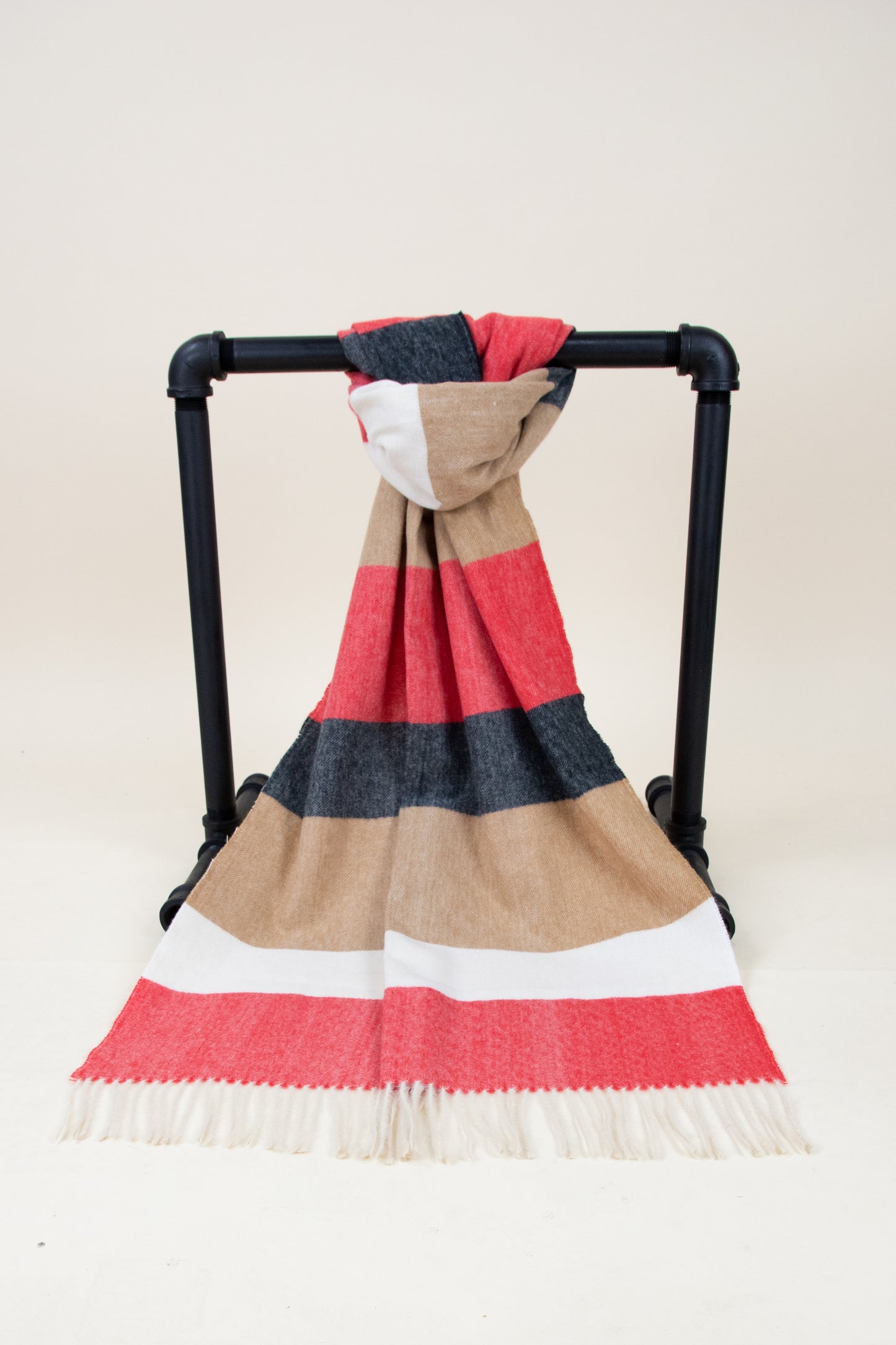 Vibrant Lines Multicolor Scarf