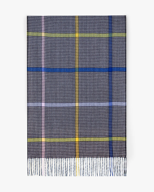 Thin Lines Classic Plaid Scarf