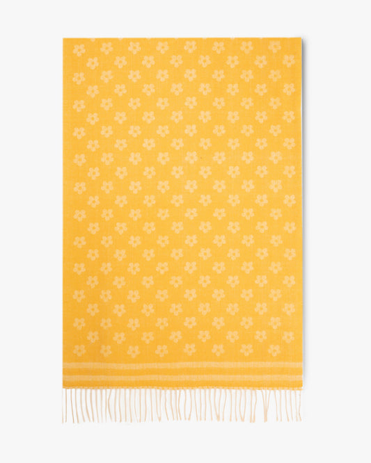 Petunia Scarf w/ Stripe Border