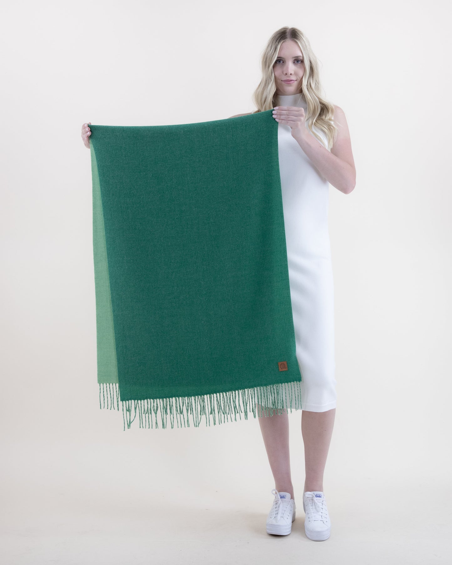 Wool Feel Solid Color Scarf