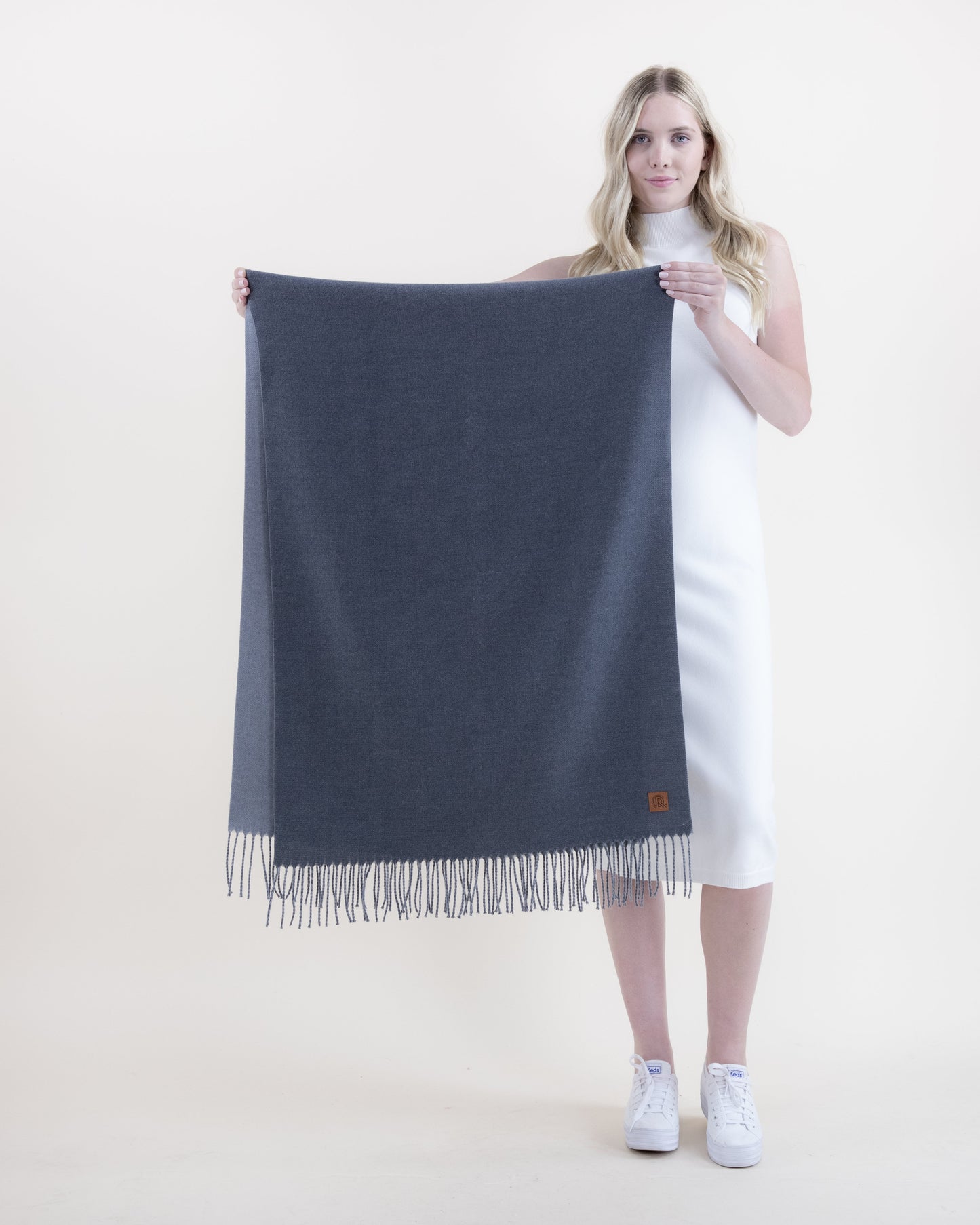 Wool Feel Solid Color Scarf