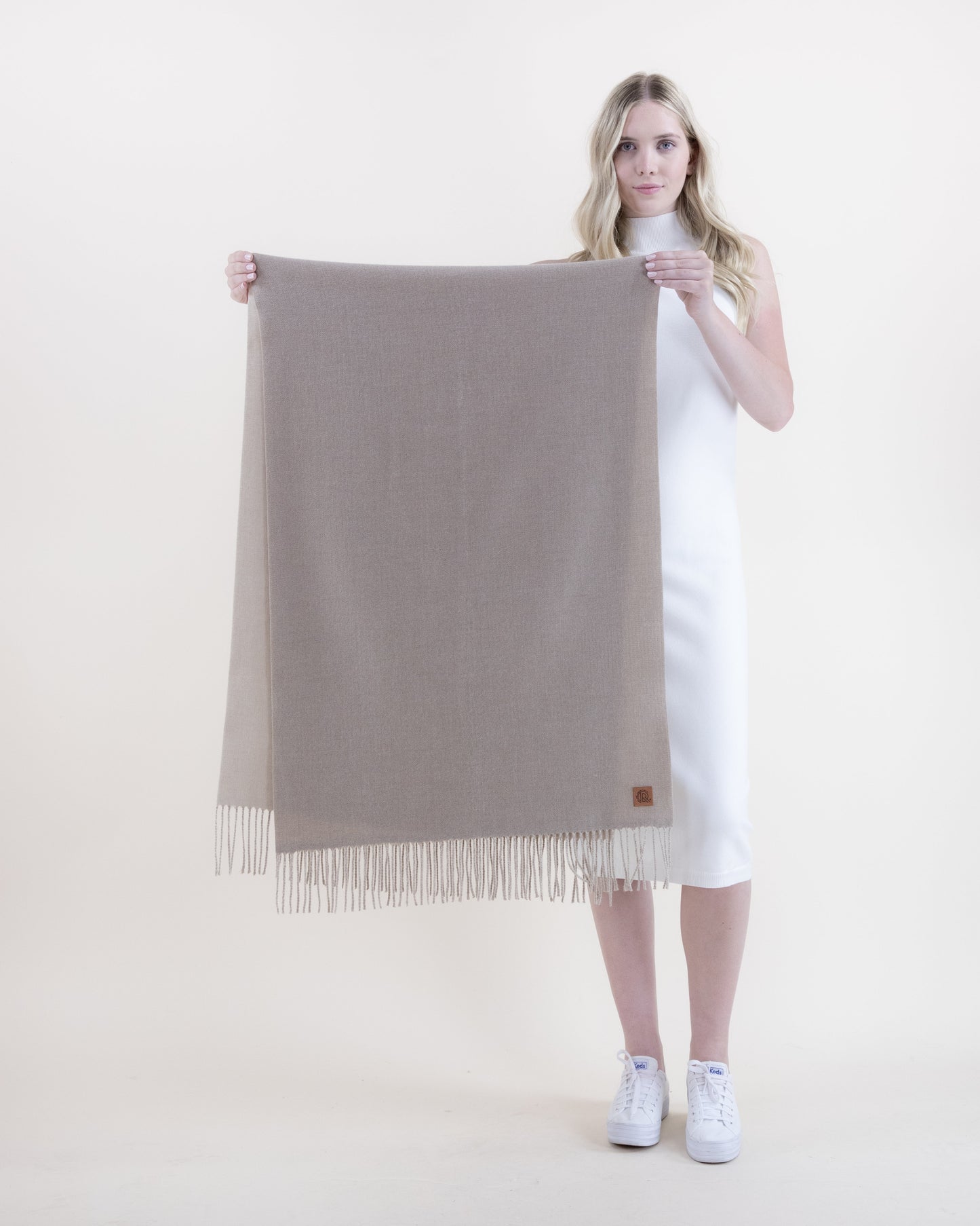 Wool Feel Solid Color Scarf