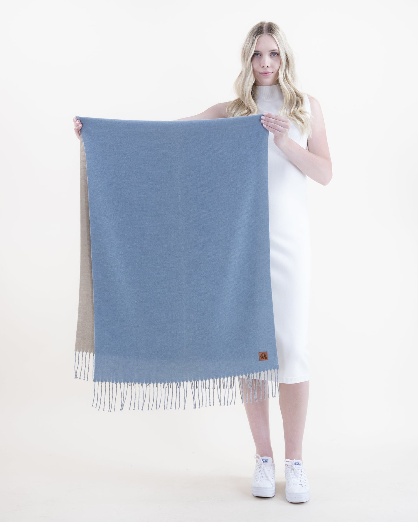 Wool Feel Solid Color Scarf