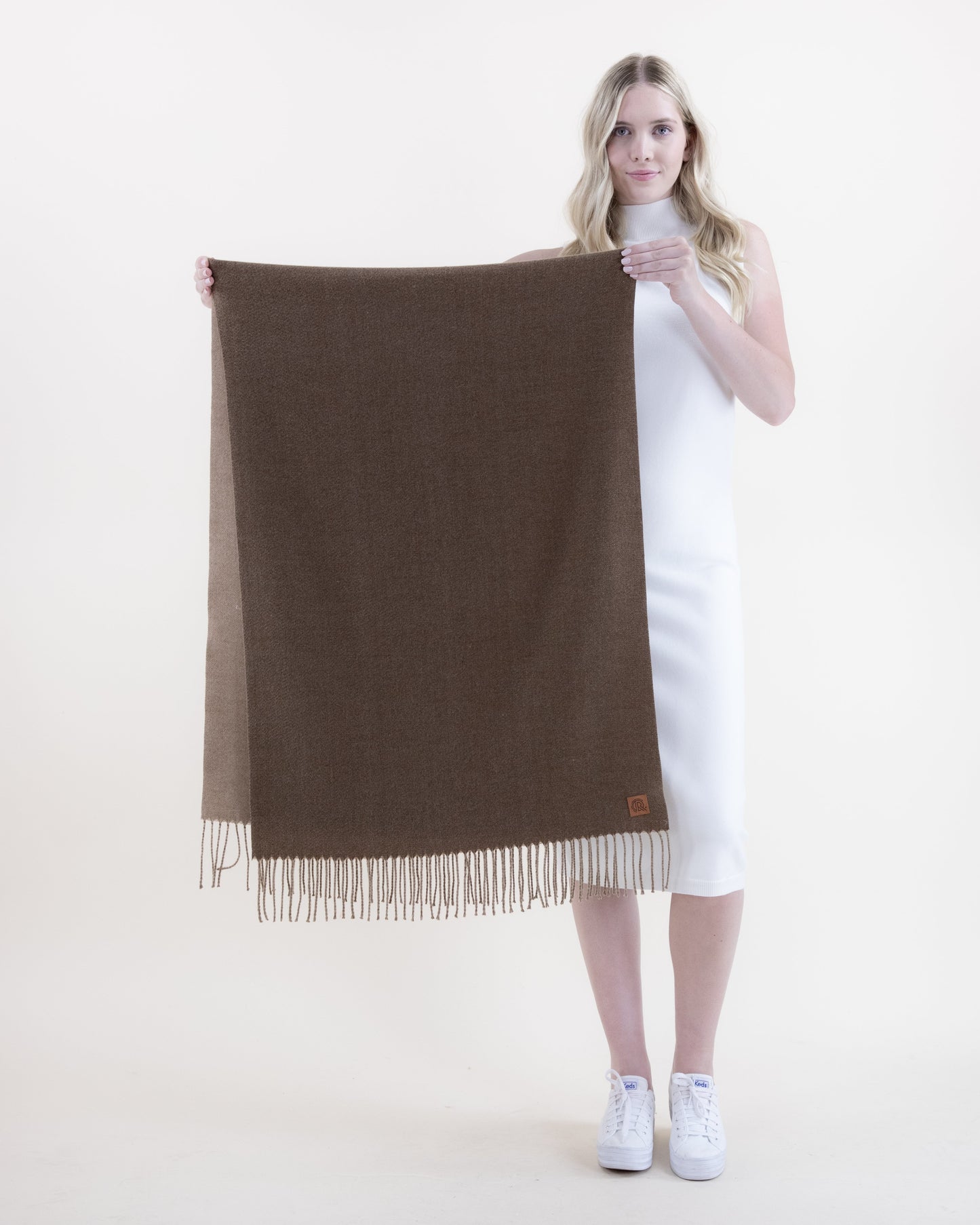 Wool Feel Solid Color Scarf