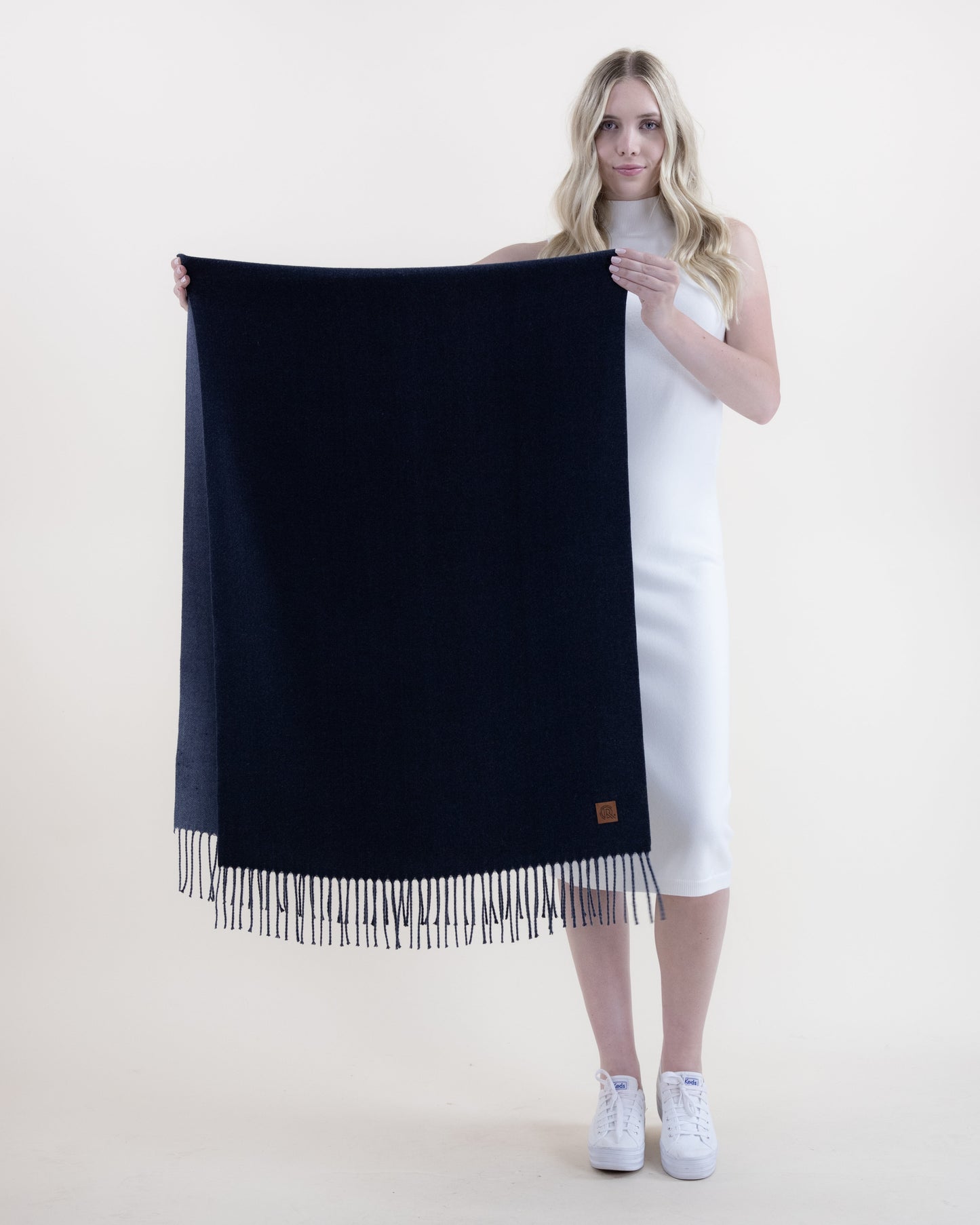 Wool Feel Solid Color Scarf