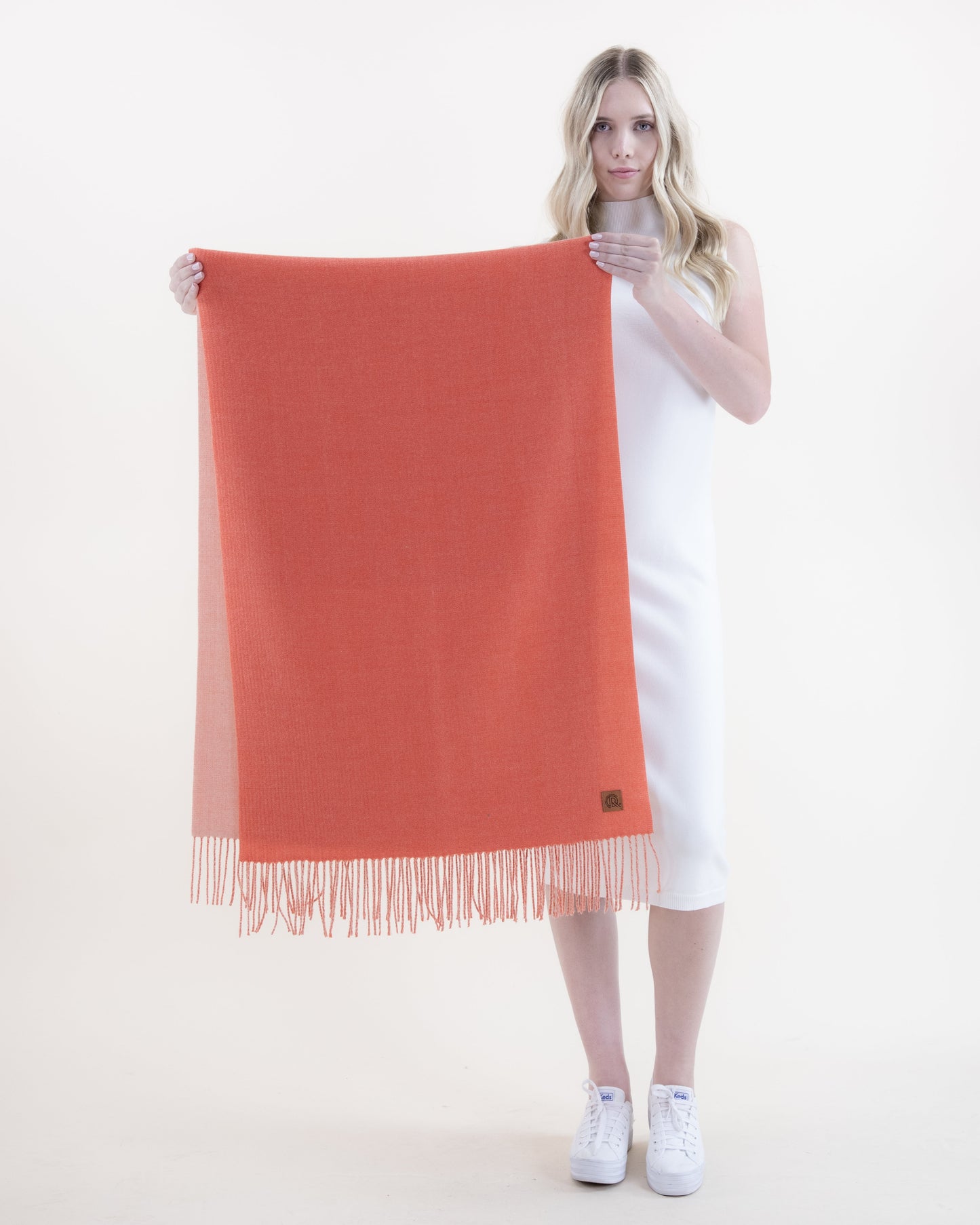 Wool Feel Solid Color Scarf
