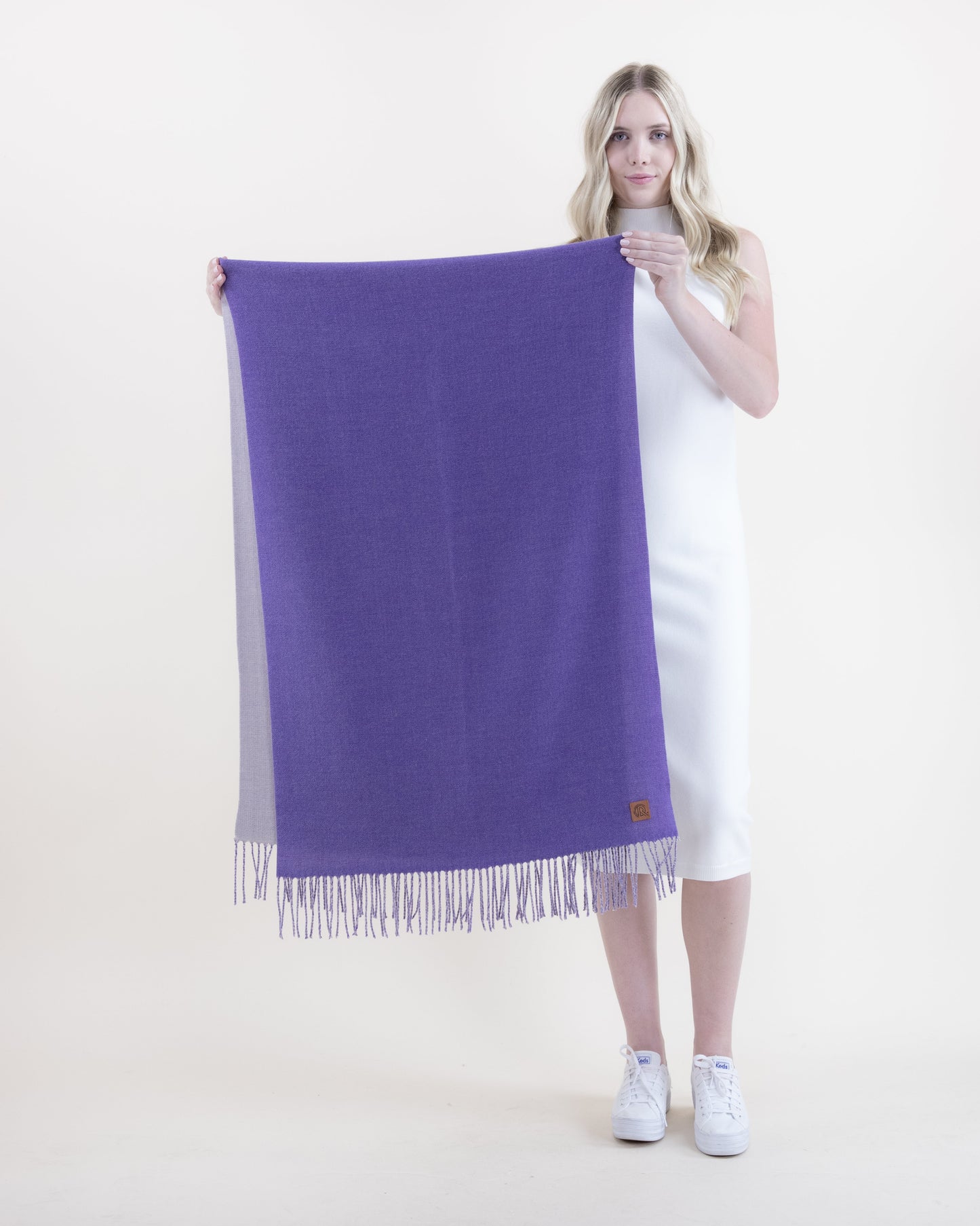 Wool Feel Solid Color Scarf