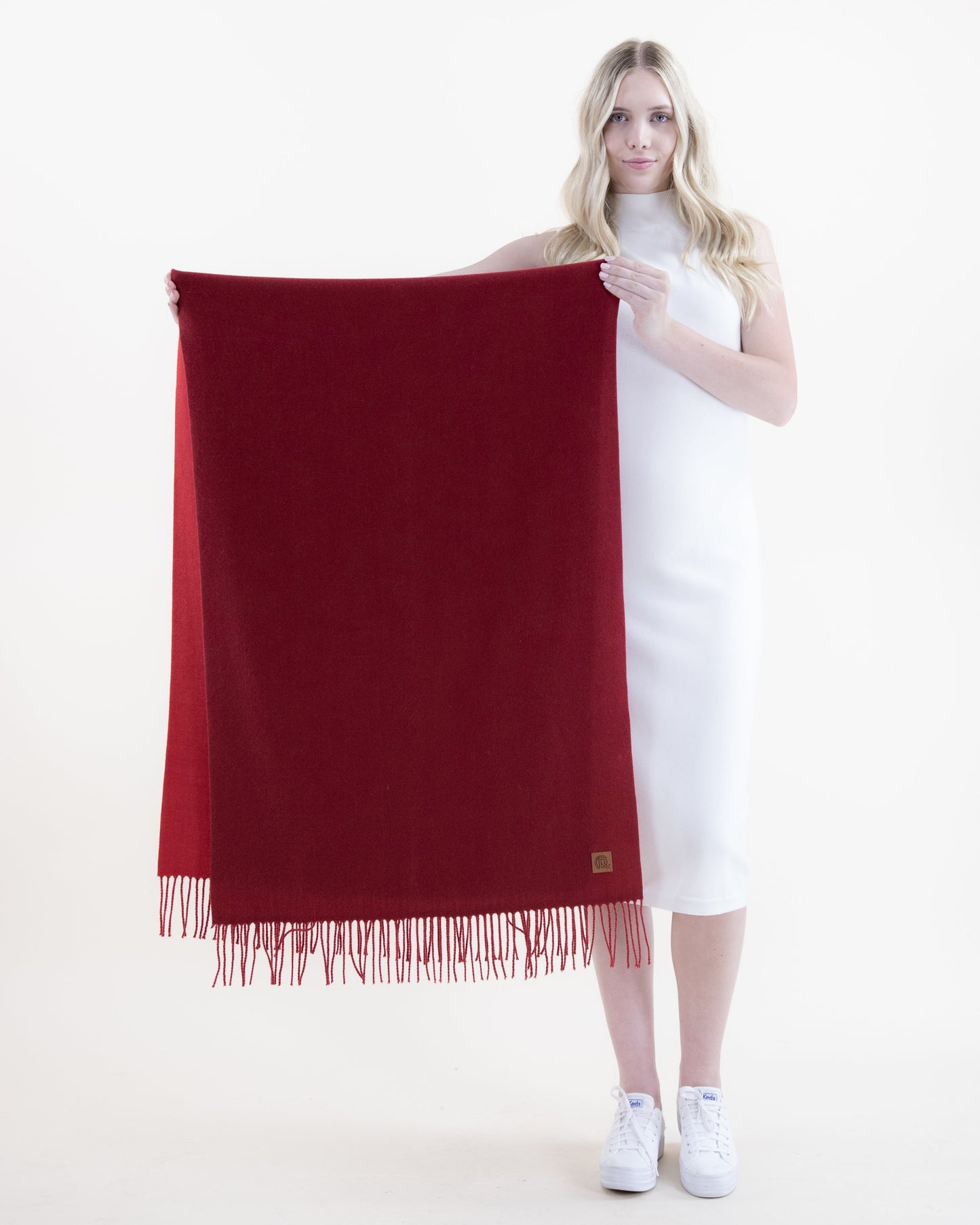 Wool Feel Solid Color Scarf
