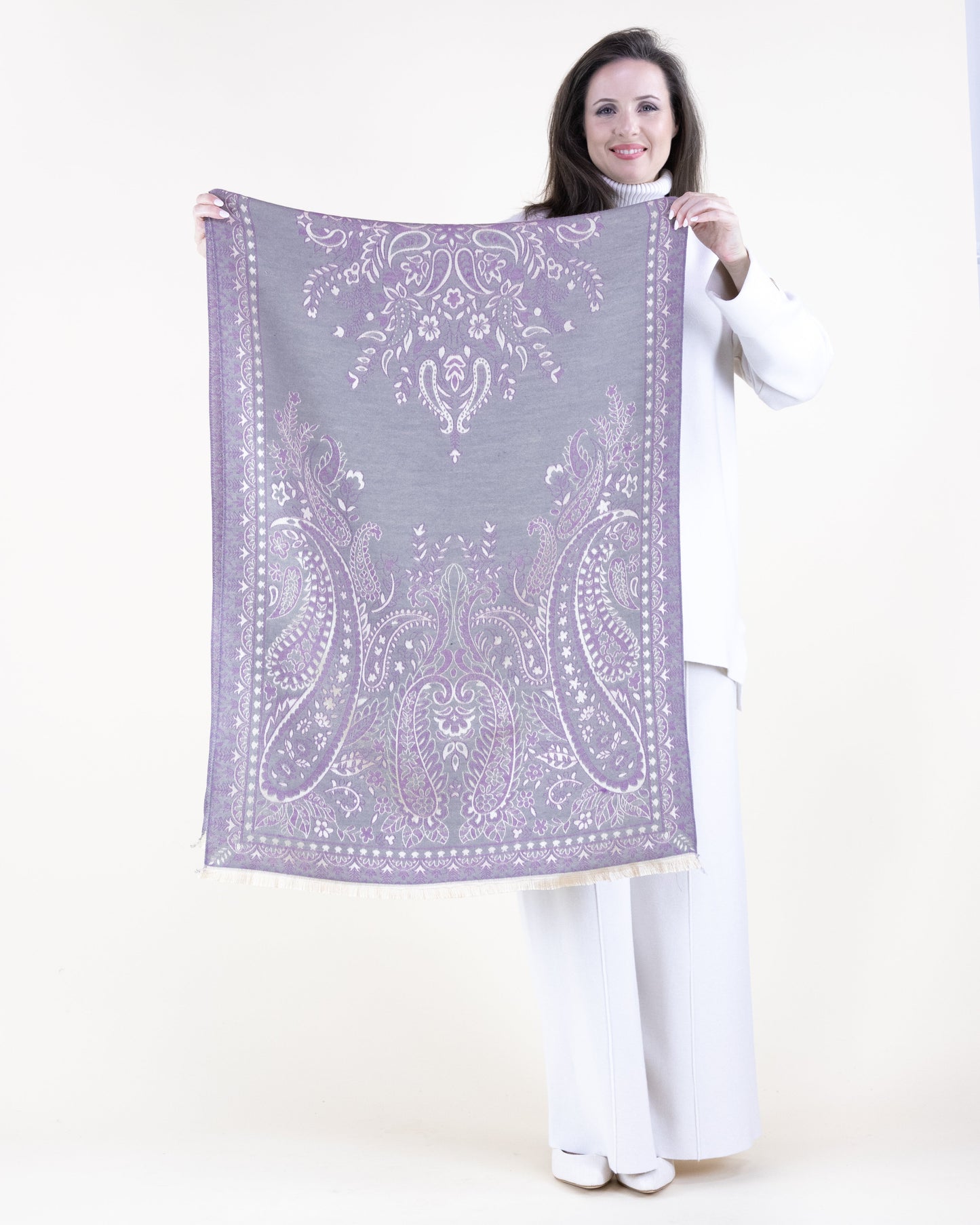 Baroque Floral Paisley Scarf