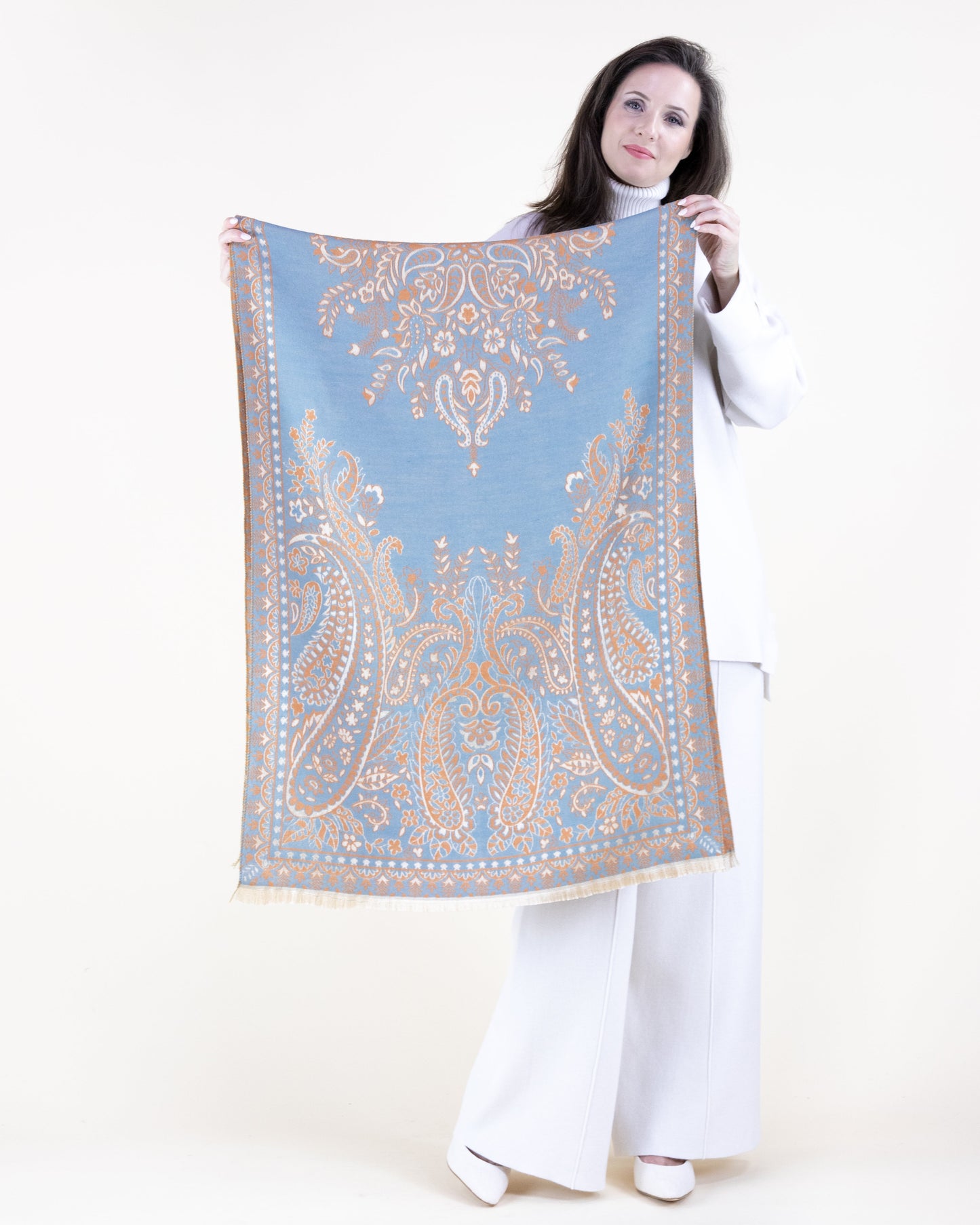 Baroque Floral Paisley Scarf