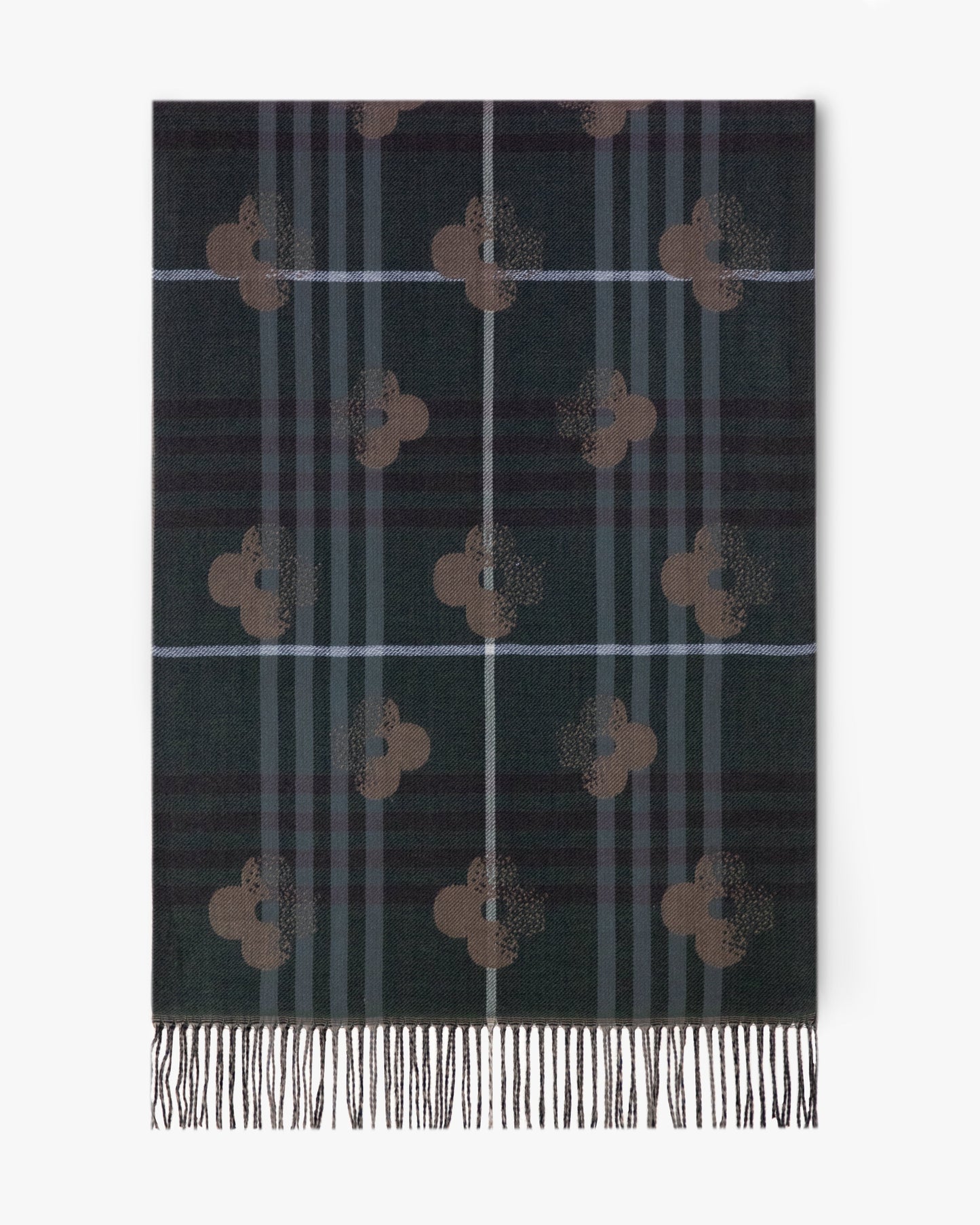 Plaid & Clover Scarf