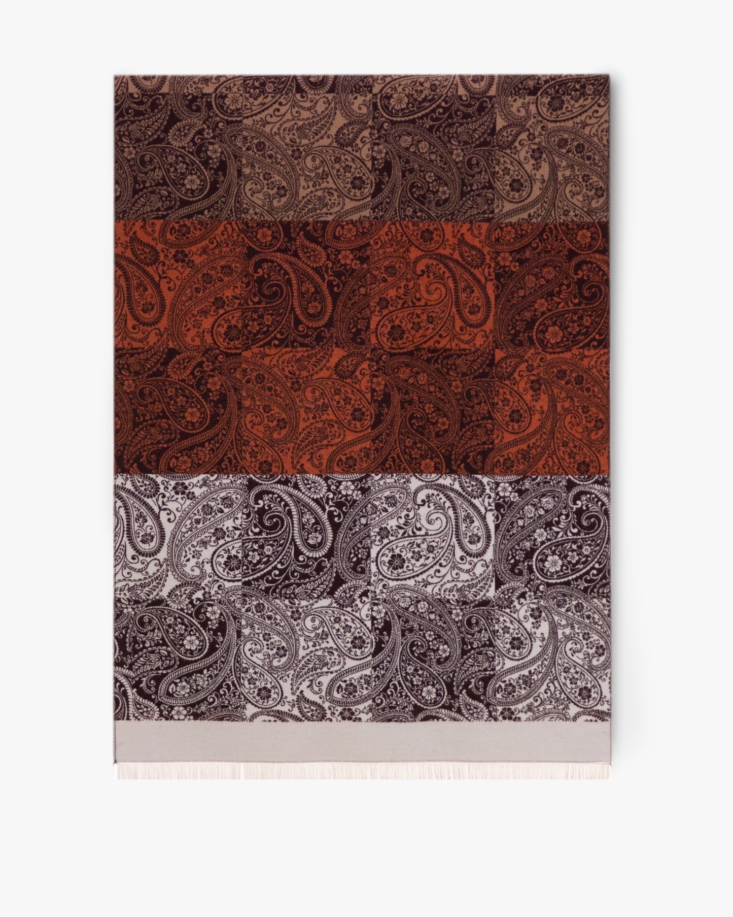 Paisley Grid Scarf