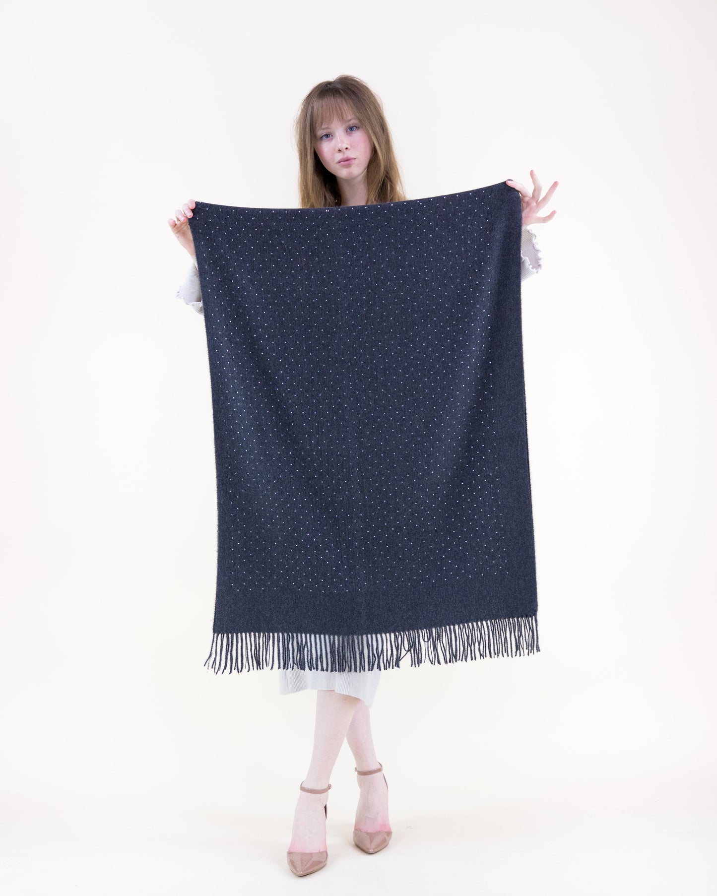 Elegant Rhinestones Scarf - One Size