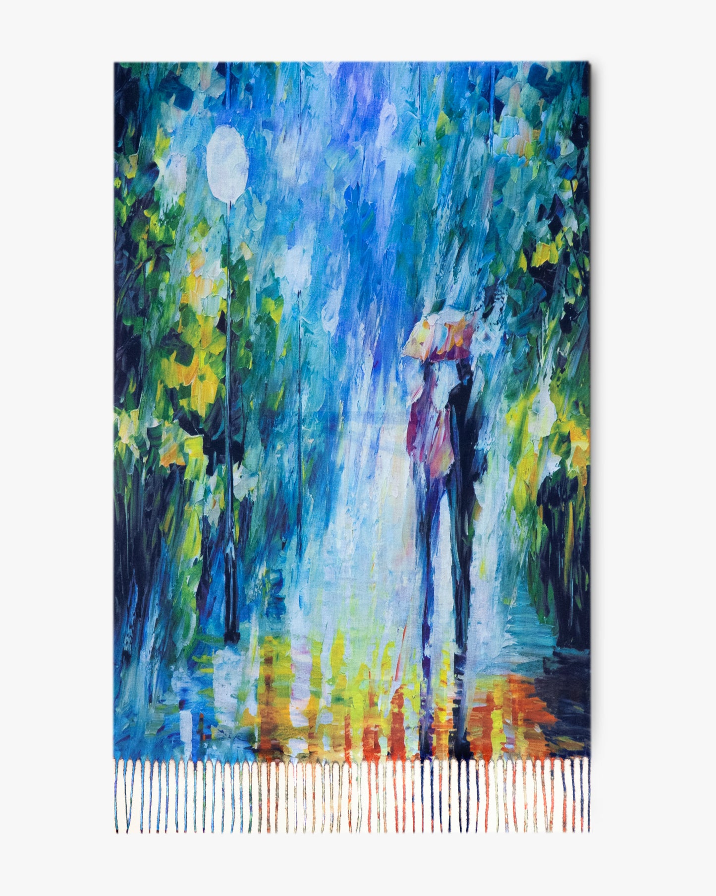 Le Jardin and Summer Rain Double Sided Scarf