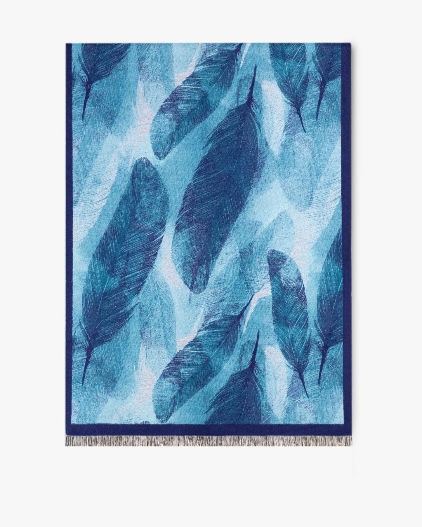 Cool Feathers Premium Scarf - TEAL