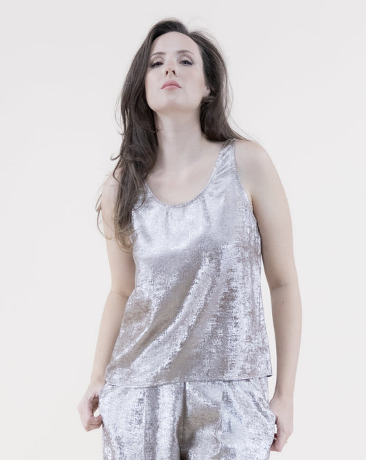 Metallic Tank Top