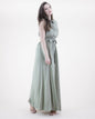 Breezy Sleeveless Button Front Pockets Maxi Dress