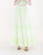 Garden Flora Lace Tiered Maxi Skirt