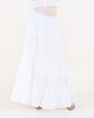 Garden Flora Lace Tiered Maxi Skirt