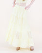 Garden Flora Lace Tiered Maxi Skirt
