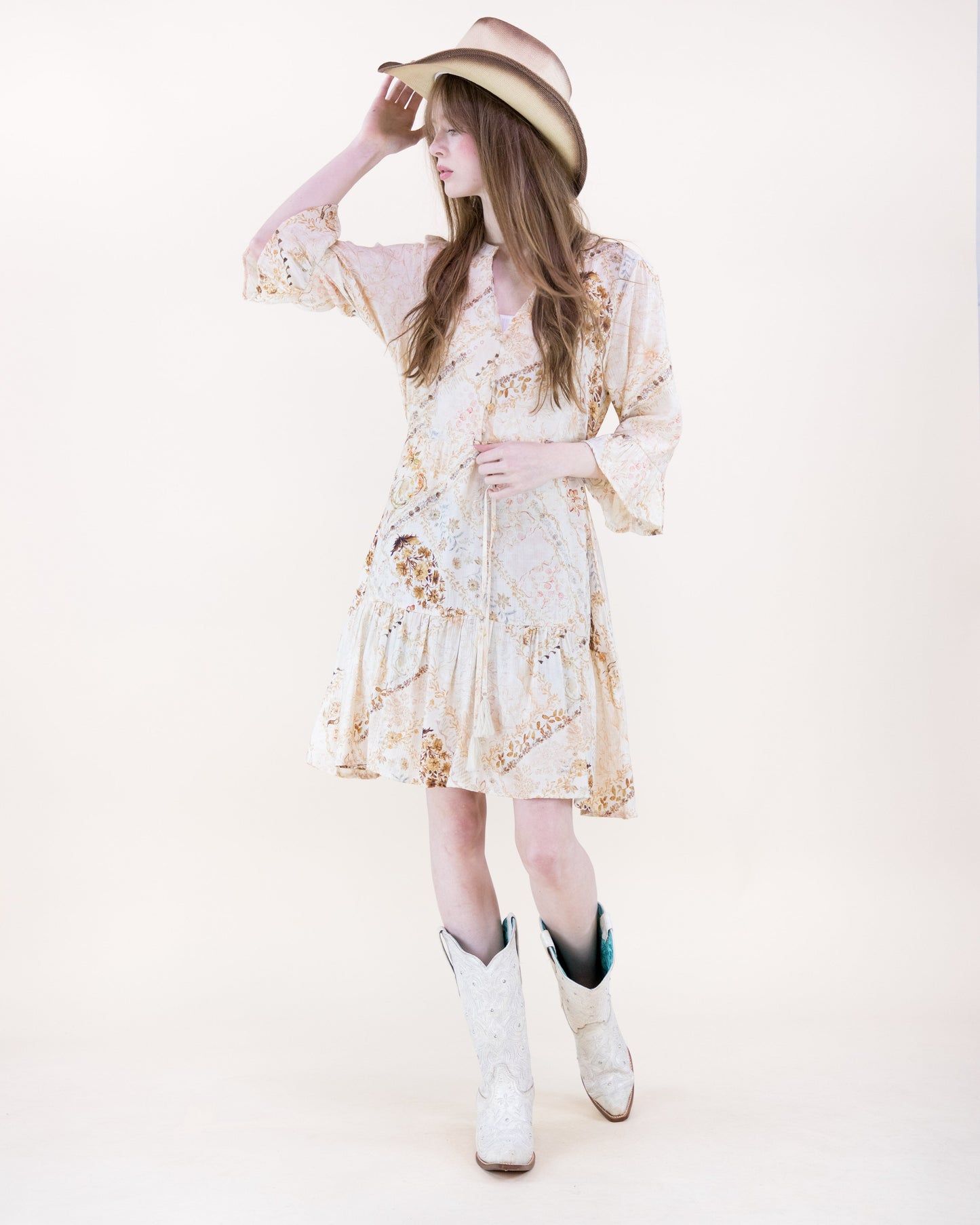 Wildflower Garden Knee Length Sundress