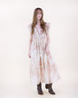 Vintage Boho Ruffle V-Neck Maxi Sundress