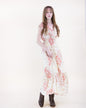 Vintage Romantic Ruffle Maxi Sundress