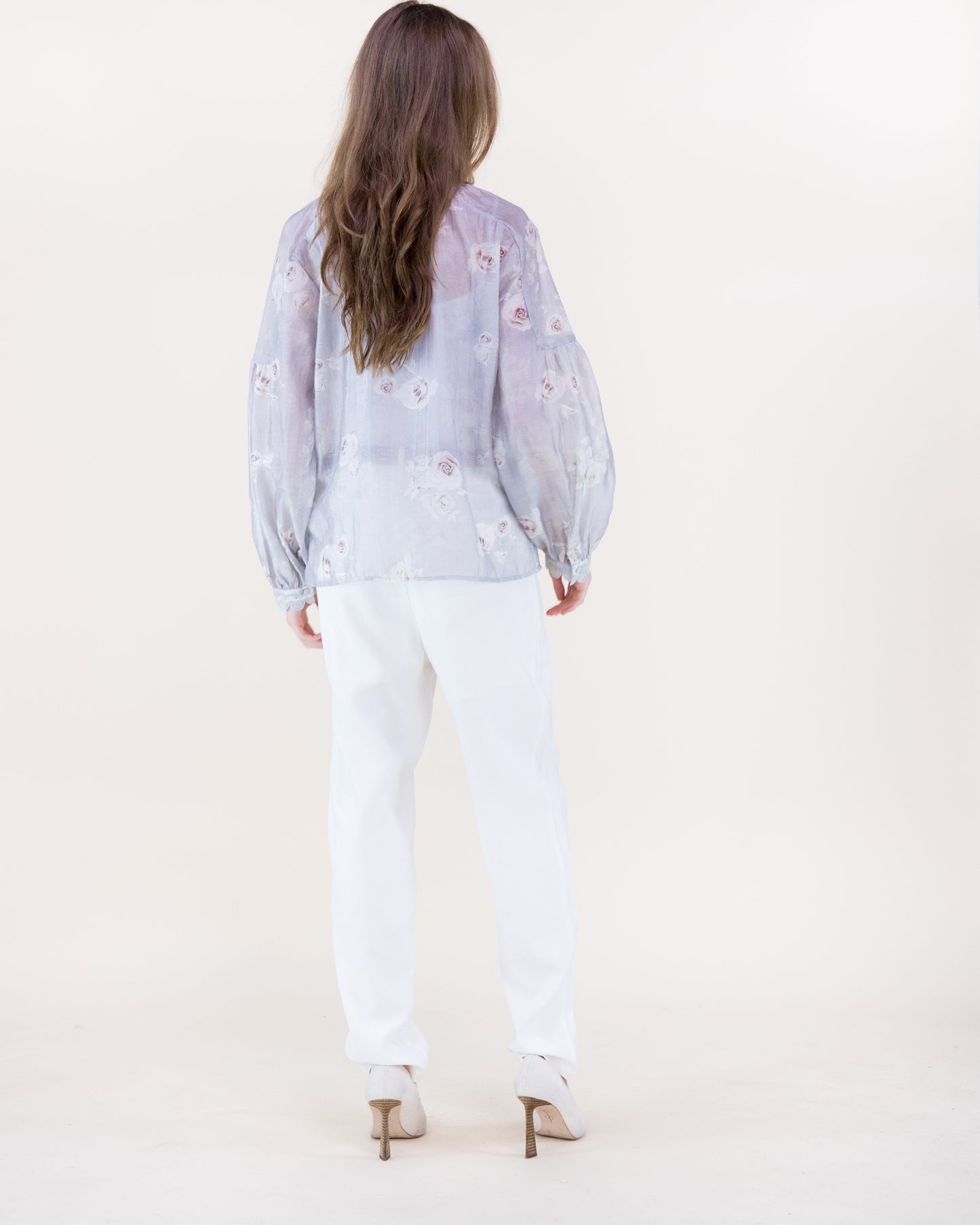 Romantic Prairie Long Line Deep V-Neck Shirt